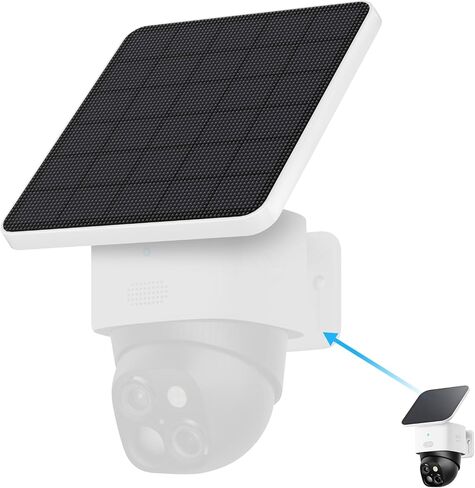 4W Solar Panel Compatible with eufy Security SoloCam S340,Replace The Original 2W Solar Panel,Keep Your eufy S340 Camera Continuously Powered,IP65 Weatherproof,(Only Solar Panel,Cameres Not Included) in Saudi Arabia