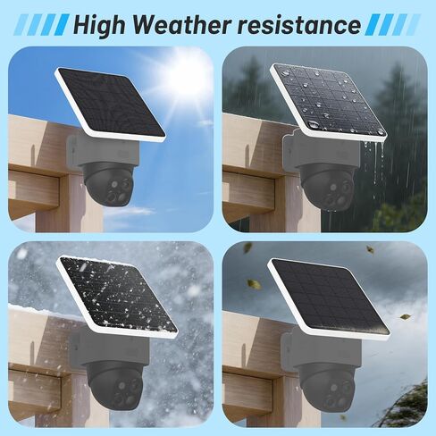 4W Solar Panel Compatible with eufy Security SoloCam S340,Replace The Original 2W Solar Panel,Keep Your eufy S340 Camera Continuously Powered,IP65 Weatherproof,(Only Solar Panel,Cameres Not Included) in Saudi Arabia