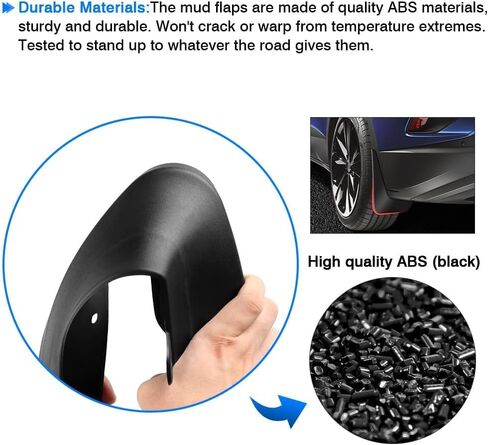 BODHIS Mud Flaps Kit for Lexus NX200T/300H 2017-2020 Guards Mudguards Splash Accessories Front and Rear Set in Kuwait