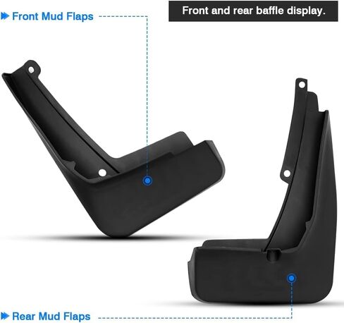 BODHIS Mud Flaps Kit for Lexus NX200T/300H 2017-2020 Guards Mudguards Splash Accessories Front and Rear Set in Kuwait