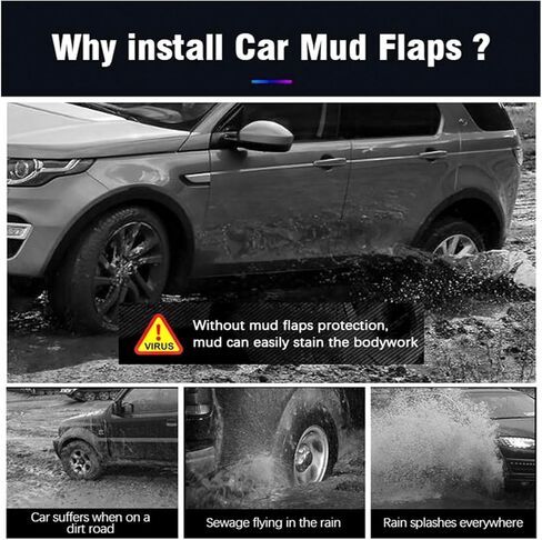 Car Mudguards Compatible for Mercedes Benz GL 450 350 Class X166 2013 2014 2015 Car Mud Flaps Splash Guard Front Rear Fenders Accessories,Car Mudguards(with Running Board) in Saudi Arabia