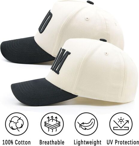 Mom and Dad Hats, Embroidered Trucker hat for Men Women, Trendy Baseball Cap New Parents Gifts for Couples in Kuwait