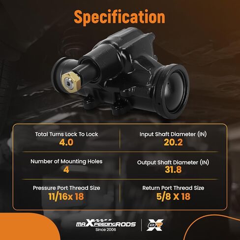 صندوق تروس توجيه كهربائي من maXpeedingrods 27-6509 لسيارة Chevy شيفروليه ماليبو، كامارو، لاغونا، شيفيل، إل كامينو، مونت كارلو، وبونتياك فايربيرد، GTO، وجي إم سي سبرينت، مطور in Saudi Arabia