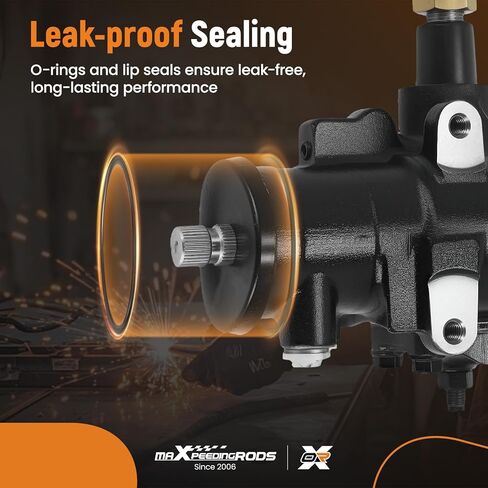 صندوق تروس توجيه كهربائي من maXpeedingrods 27-6509 لسيارة Chevy شيفروليه ماليبو، كامارو، لاغونا، شيفيل، إل كامينو، مونت كارلو، وبونتياك فايربيرد، GTO، وجي إم سي سبرينت، مطور in Saudi Arabia