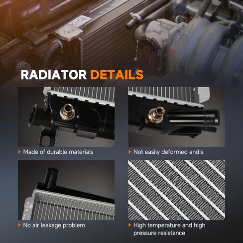 OCPTY Auto Parts Radiator Replacement for 1985-1990 for Bronco II 1991-1994 for Explorer 1985-1994 for Ranger 1994 for Mazda B4000 1991-1994 for Mazda Navajo car radiator in Saudi Arabia