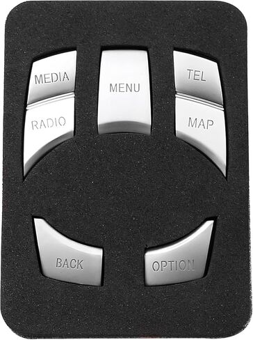 Multi-Media Control Knob Cover Trim Replacement for BMW 1 2 3 5 Series, compatile with BMW X1 X3 X4 X5 X6 Idrive 65829249439 in Saudi Arabia