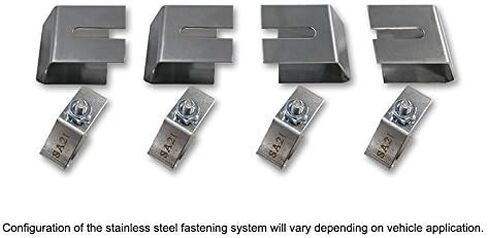 MGP Caliper Covers (32020S300BK) '300' Engraved Front and Rear Caliper Cover with Black Powder Coat Finish and Silver Characters, (Set of 4) in Saudi Arabia