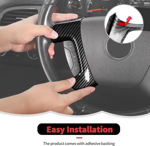 RT-TCZ Carbon Fiber Interior Trim Kit Cover Center Console Decoration Accessories for Chevy Avalanche/Suburban/Tahoe 2007-2013,for GMC Yukon/Sierra 2007-2013,12PCS in Saudi Arabia