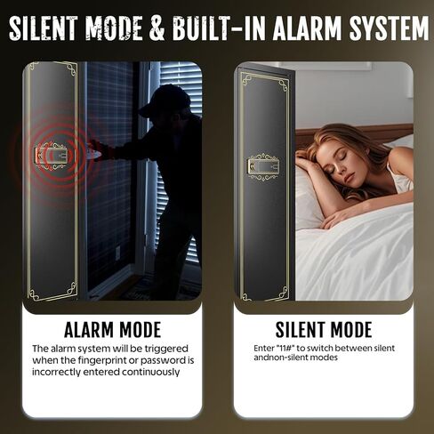 KAER 10-15 Biometric Gun Safe for Rifles and Pistols,Large Gun Cabinet with Removable Racks & Adjustable Shelf,Fingerprint Keypad Lock Rifle Safe for Home & Hunting(AR-15) in Kuwait