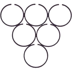6 PCS 45mm 1E45 STD Piston Ring for Compatible Generators Including ET650 ET950 TG950 600W 850W in Saudi Arabia