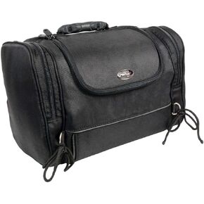 Milwaukee Performance SH684 Medium Black Textile Motorcycle Sissy Bar Bag with Reflective Piping in Kuwait