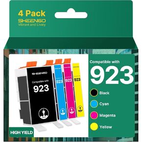 923 Ink Cartridges for HP Printers Replacement for HP Ink 923 923XL 923e Use with OfficeJet Pro 8135e 8130e 8139e 8138e 8122e 8120 8124e 8125e 8130 8132e 8134e Printer Black Color 4 Pack in Kuwait