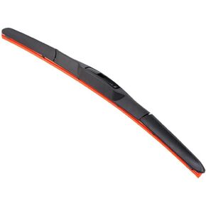 Red Silica Gel Car Wiper Blade Universal U Hook Type 14"16"17"18"19"20"21"22"24"26" Windshield Hybrid Auto Wiper Accessories (Color : 20 Inches, Size : Left Hand Drive-LHD) in Kuwait