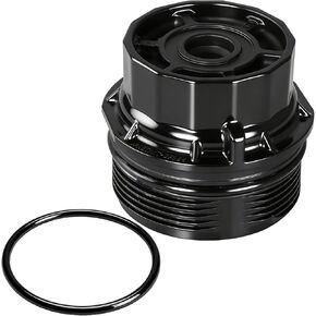 Oil Filter Housing Cap Assembly for Toyota Lexus Scion Pontiac, Corolla Prius Matrix CT200h Corolla iM Vibe xD ES300 ES330, Replaces 15620-37010,1562037010 in Kuwait