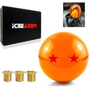 ICBEAMER 4 نجوم الكرة 2.2 "مقبض التحول دليل والعتاد عصا العالمي والعتاد شيفتر قبضة المقابض مع محول يناسب معظم السيارات in Kuwait