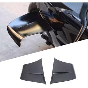 لـ Ninja 500 ninja500 2025 2024 ملحقات ثابتة الجناح للدراجات النارية الجانب سبويلر الرياح دليل الجناح الجانبي الرياح الجناح الطائر الجناح الديناميكي الهوائي سكين الرياح (أسود) in Kuwait