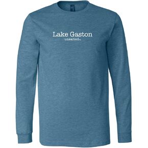 Lake Gaston Unsalted Modern Fit Unisex Long Sleeve T-Shirt in Saudi Arabia
