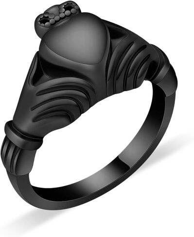 Heart Urn Rings for Ashes for Women Crown Promise Cremation Ring Hold Loved Ones Ashes Keepsake Memorial Jewelry Cremation Jewelry Ashes Locket Holding Love in Hand in Saudi Arabia