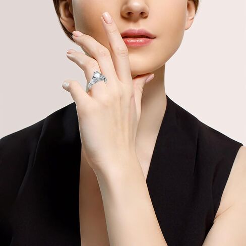 Heart Urn Rings for Ashes for Women Crown Promise Cremation Ring Hold Loved Ones Ashes Keepsake Memorial Jewelry Cremation Jewelry Ashes Locket Holding Love in Hand in Saudi Arabia