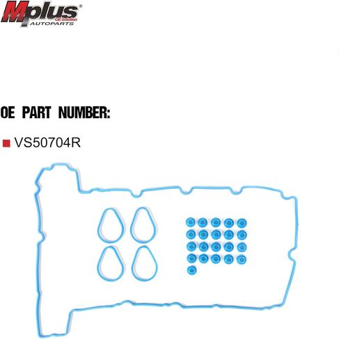 MPLUS VS50704R Engine Valve Cover Gasket Set Replace 04-06 for Chevrolet Colorado & for GMC Canyon / 06 for Isuzu I-280 2.8L L4 DOHC 16 Valve Vin. Code 8 in Saudi Arabia