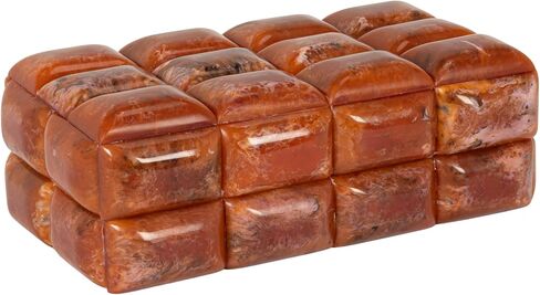Creative Co-Op Decorative Horn Bubble Storage, Black and Brown Box in Saudi Arabia