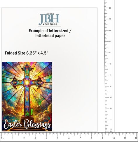 JBH Creations Religious Easter Blessings Card - Pack of 24 in Saudi Arabia