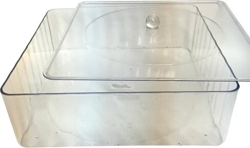 Square Lucite Matzah Box, Large, 12" L in Saudi Arabia