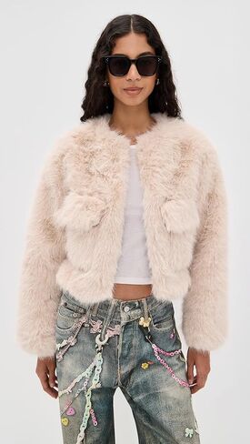 4th & Reckless Women's Reysha Faux Fur Jacket in Saudi Arabia
