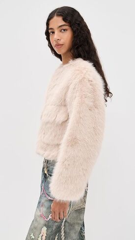 4th & Reckless Women's Reysha Faux Fur Jacket in Saudi Arabia
