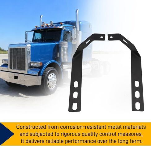 Bumper Lower Braces for Peterbilt 378 379 2017-2007, 16, 18 or 20 Inch Bumper Sizes Support Brackets in Saudi Arabia