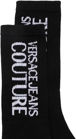 جوارب VERSACE JEANS COUTURE ذات الشعار الأسود - أساسيات فاخرة in Saudi Arabia