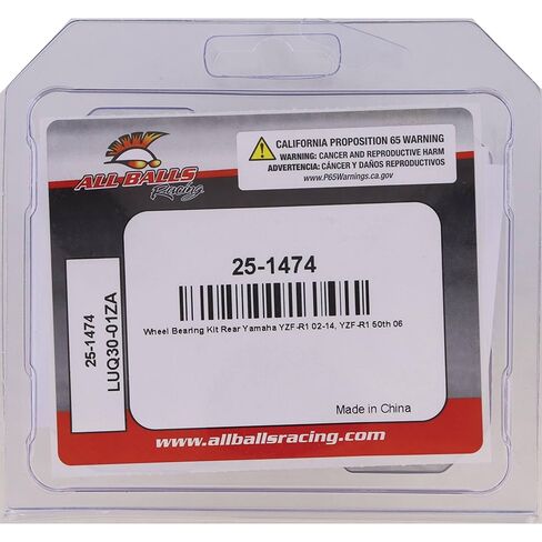 جميع الكرات سباق عجلة تحمل مجموعة الختم 25-1474 متوافق مع/استبدال لياماها YZF-R1 2002-2014، YZF-R1 50th 2006 in Kuwait