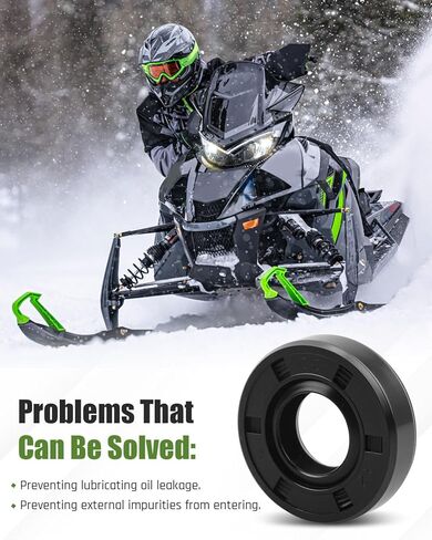 0930-060 Oil Seal (10 X 22 X 6-mm) Fit for Arctic Cat Snowmobile， High Quality Black in Kuwait