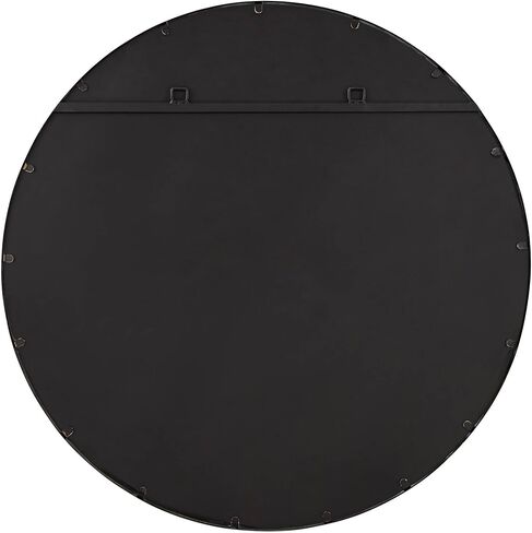 Uttermost Andi Black and Gold 34" Round Wall Mirror in Saudi Arabia