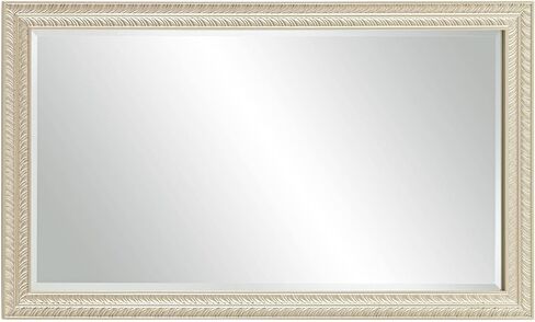 Noble Park Shaina Rectangular Vanity Decorative Wall Mirror Modern Champagne Gold Wood Frame 24" Wide for Bathroom Bedroom Living Home House Office Entryway in Saudi Arabia