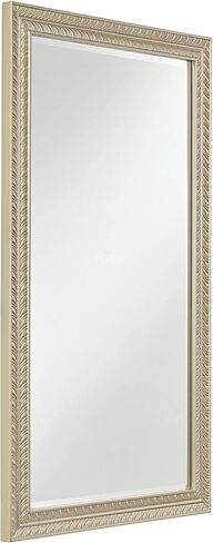 Noble Park Shaina Rectangular Vanity Decorative Wall Mirror Modern Champagne Gold Wood Frame 24" Wide for Bathroom Bedroom Living Home House Office Entryway in Saudi Arabia