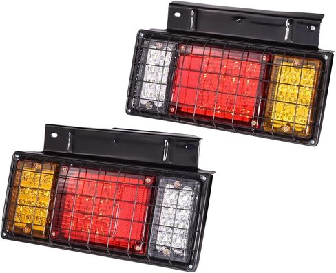 مجموعة مصابيح خلفية للمقطورة 40 LED، أضواء تشغيل عكسية لإشارة الانعطاف، مصباح خلفي للمقطورة LED للشاحنة لقارب RV UTV Camper Van (قطعتان) in Kuwait