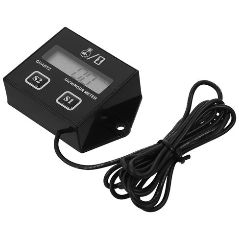 Veemoon Digital Tachometer Speedometer for ATV Small Engines Motorcycle Lawn Mower Electronic Display Timer Gauge Compatible Gasoline Engines in Saudi Arabia