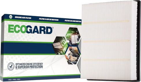 ECOGARD XA5315 Premium Engine Air Filter Fits Chevrolet Silverado 1500 5.3L 1999-2018, Tahoe 5.3L 2000-2020, Silverado 2500 HD 6.0L 2001-2019, Silverado 1500 4.8L 1999-2013 in Saudi Arabia