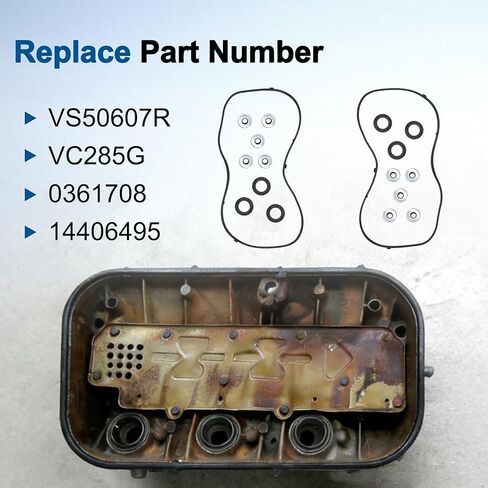 Engine Valve Cover Gasket Set Fit for 2003-2009 Accord Odyssey Pilot Ridgeline Acura RL TL MDX 3.0L 3.5L V6 Replace VS50607R 12030-RJA-010 12341-RCA-A00 12030-RCA-A00 in Kuwait