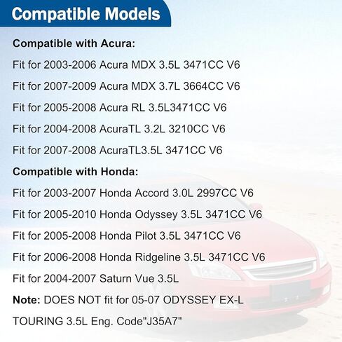 Engine Valve Cover Gasket Set Fit for 2003-2009 Accord Odyssey Pilot Ridgeline Acura RL TL MDX 3.0L 3.5L V6 Replace VS50607R 12030-RJA-010 12341-RCA-A00 12030-RCA-A00 in Kuwait