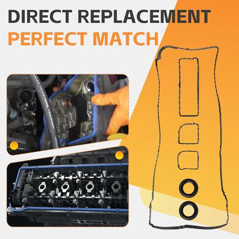 VS50878R 56051800 Valve Cover Gasket fit for 2013-2018 Ford Focus Escape 2.0L Edge Fusion Mustang Taurus Lincoln Mkz 2.0L 2.3L Gas Turbo in Kuwait