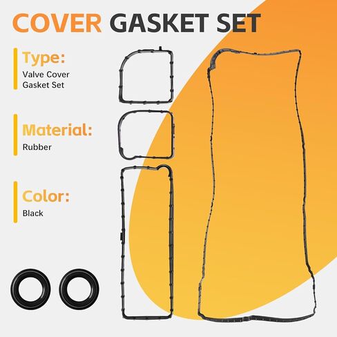 VS50878R 56051800 Valve Cover Gasket fit for 2013-2018 Ford Focus Escape 2.0L Edge Fusion Mustang Taurus Lincoln Mkz 2.0L 2.3L Gas Turbo in Kuwait