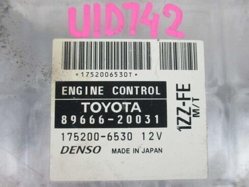 وحدة التحكم في المحرك ECM GT 1ZZFE تناسب 00 متوافقة مع Toyota CELICA 89666-20031 8966620031 in Saudi Arabia