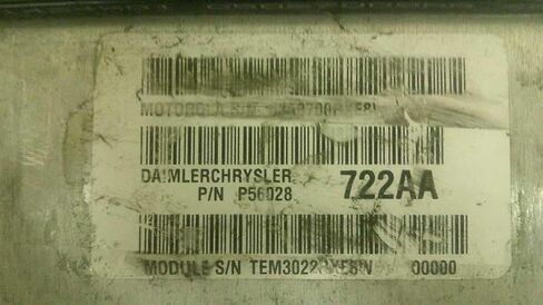 وحدة التحكم في المحرك ECM 4.7L تناسب 03 متوافقة مع دودج 1500 بيك اب P56028722AA 56028722AA in Saudi Arabia