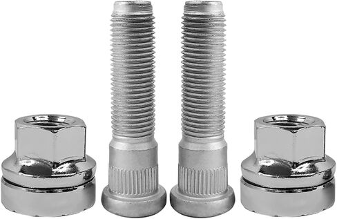 4 قطعة M14x1.5 مجموعة صامولة العروة من الكروم 611-246 متوافقة مع 2003-2022 Ford F250 F350 F450 F550 Super Duty؛ 2015-20 ترانزيت 150 250 350 HD #2C2Z1012AA BK3Z-1012-A in Saudi Arabia