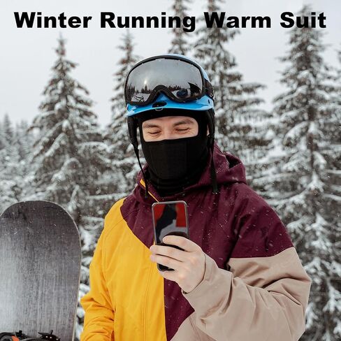 6 Pcs Balaclava Face Ski Mask with Movable Design for Men Women Fleece Winter Face Covering for Cold Weather Skiing Outdoor Work in Kuwait