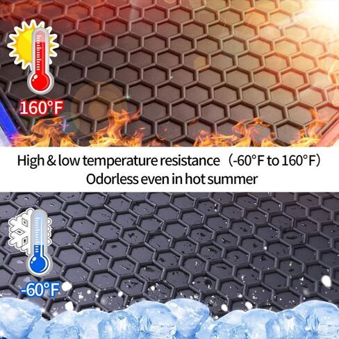 Car Floor Mat Rubber Custom Fit for Cadillac XTS 2019 2018 2017 2016 2015 2014 2013 Black Auto Floor Liners All Weather Heavy Duty Odorless in Kuwait