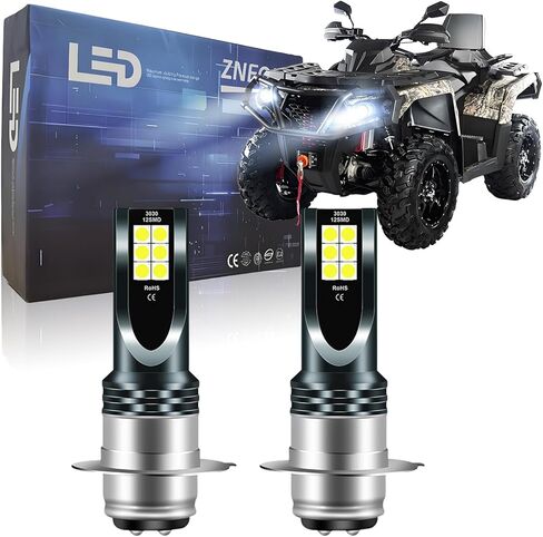 P15D H6 H6M ATV motorcycle fog lamp Bulbs Compatible for 2000-2006 Honda Rancher 350 4x4 2x4 ES Light Bulbs,H6 Light Bulbs, 12000 Lumens 6000K White 55W H6M Lights, Plug and Play, 2-Pack in Kuwait