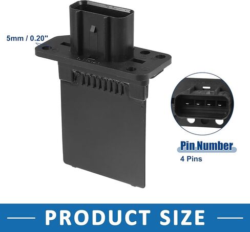 HVAC Blower Motor Resistor Heater for Ford Escape 2008-2012 Plastic Black in Saudi Arabia